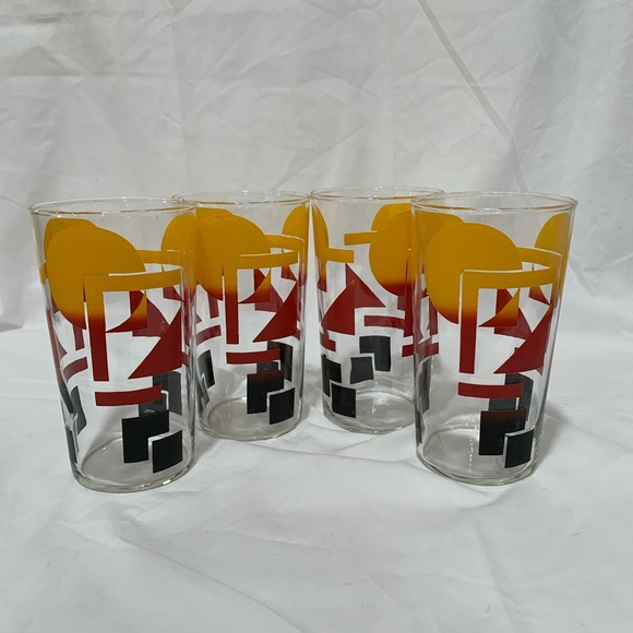 Other - Vintage retro unique drinking glasses
